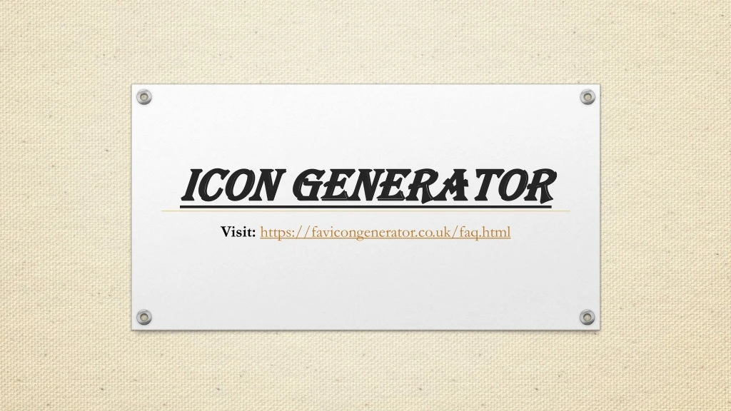 icon generator