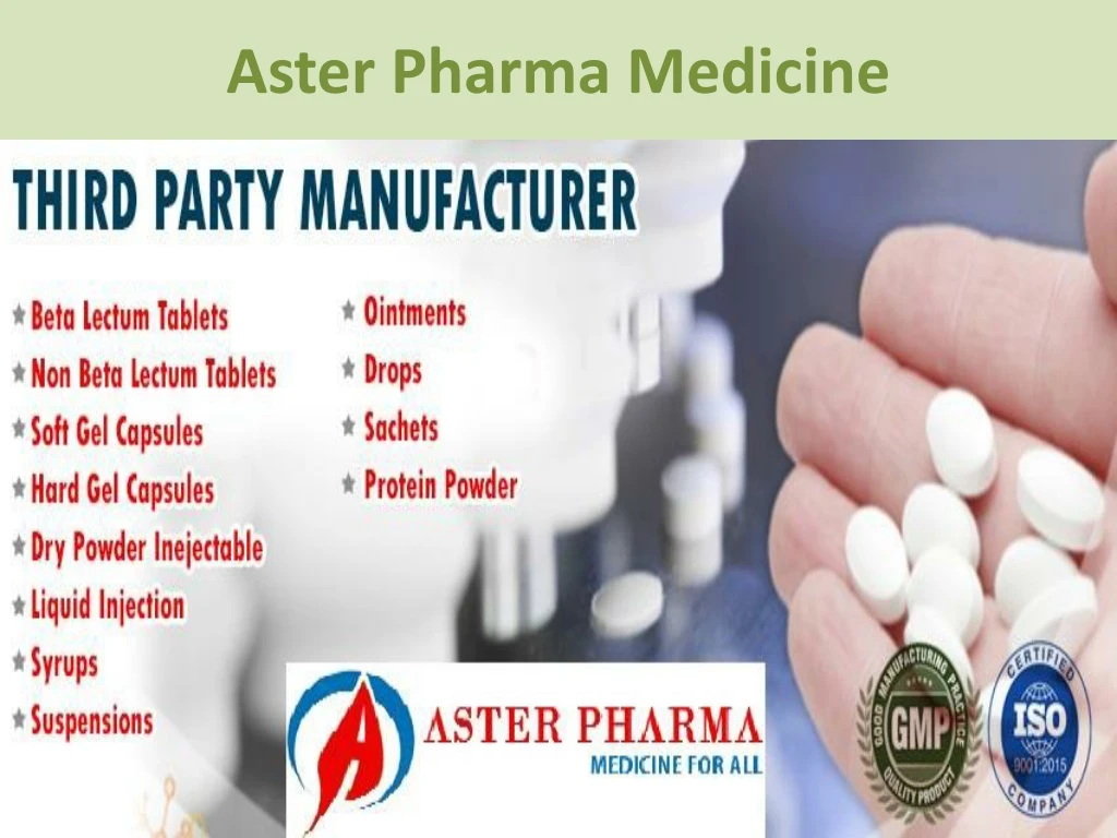aster pharma medicine