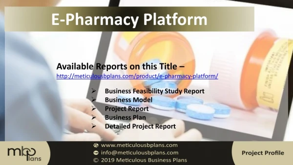 E-Pharmacy Platform