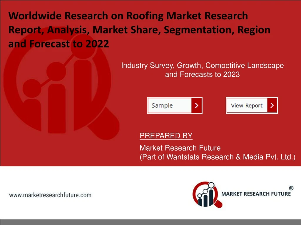 worldwide research on roofing market research