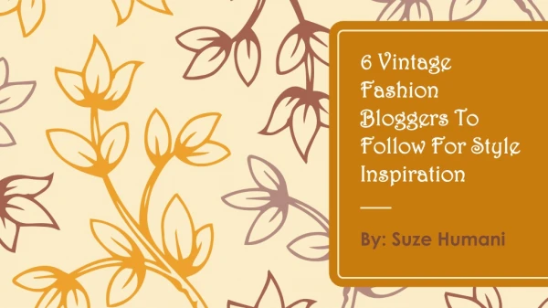 6 vintage fashion bloggers to follow for style inspiration - Hearts & Roses London