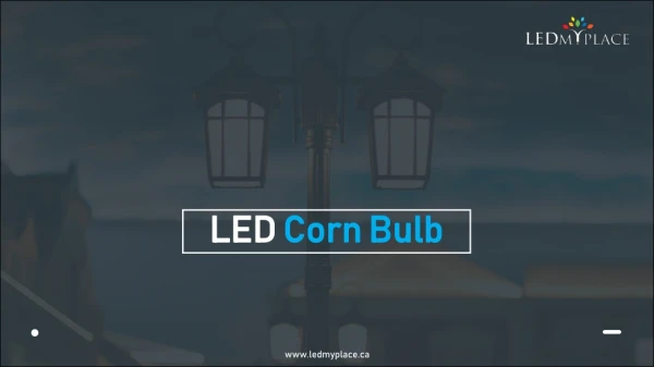 Make a Statement With Modern LED Corn Bulb