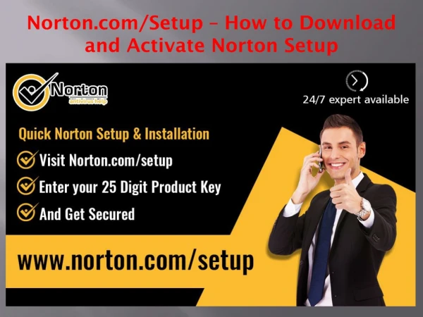 Norton.com/Setup - How to Download and Activate Norton Setup
