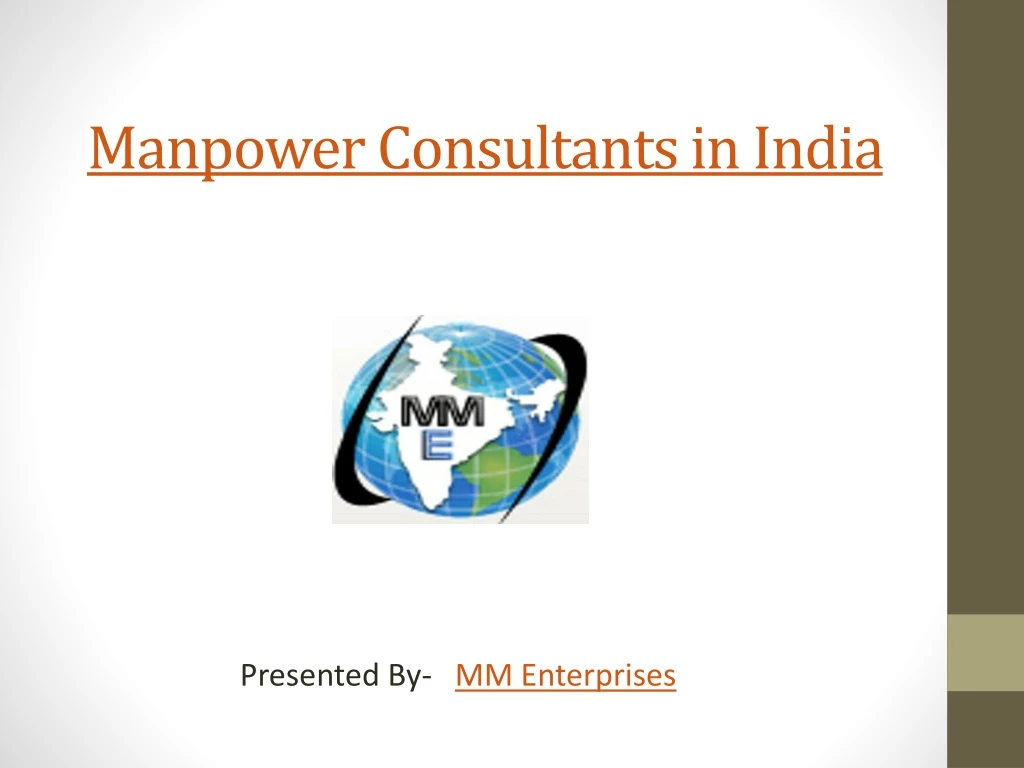 manpower consultants in india