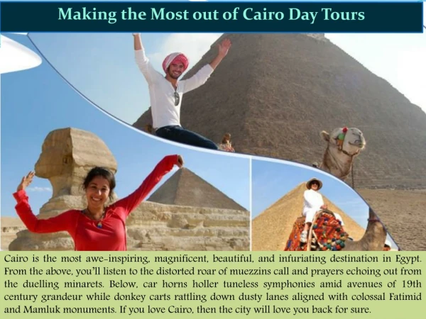 Making the Most out of Cairo Day Tours