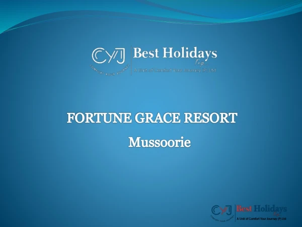 Fortune Grace Resort | best Place to organize your Social Events