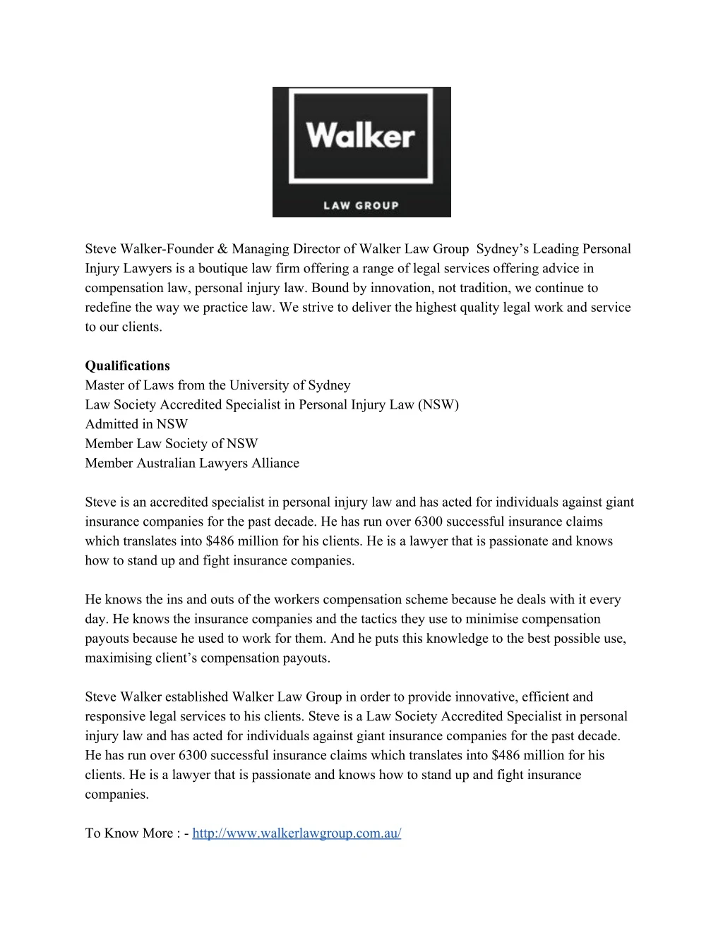 steve walker founder managing director of walker