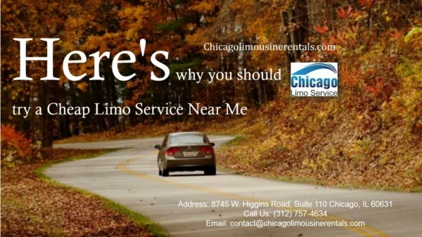 Here's why you should try a Cheap Limo Service Near Me
