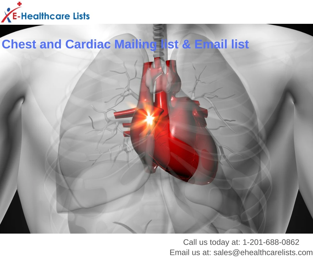chest and cardiac mailing list email list