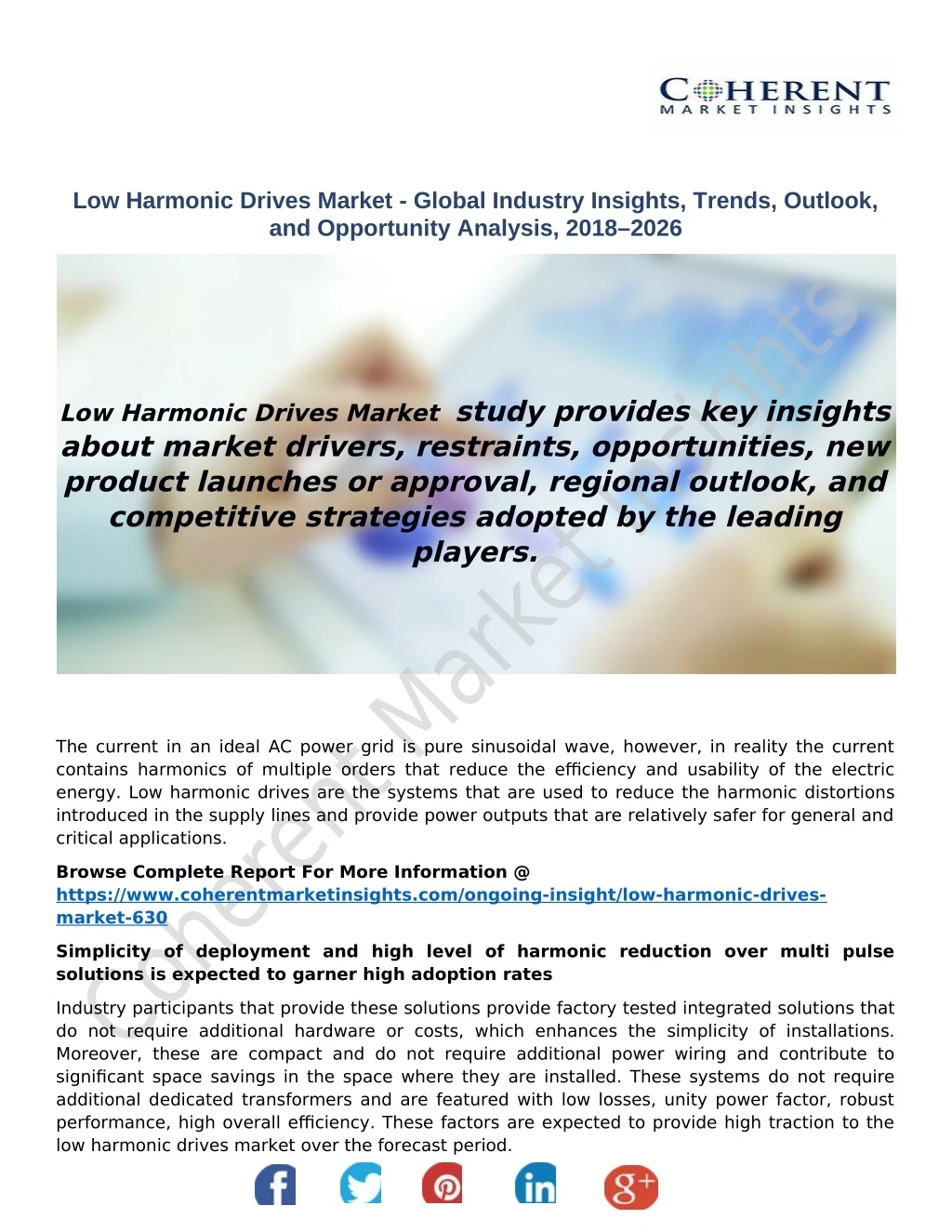 low harmonic drives market global industry