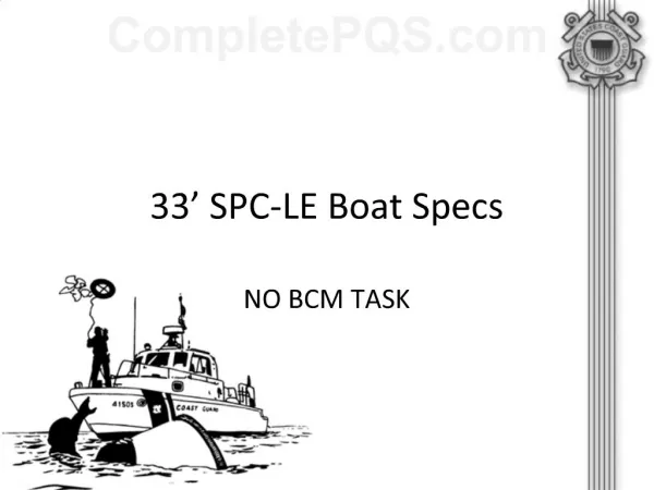 33 SPC-LE Boat Specs