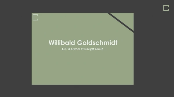 Willi Goldschmidt - CEO & Owner at Navigat Group