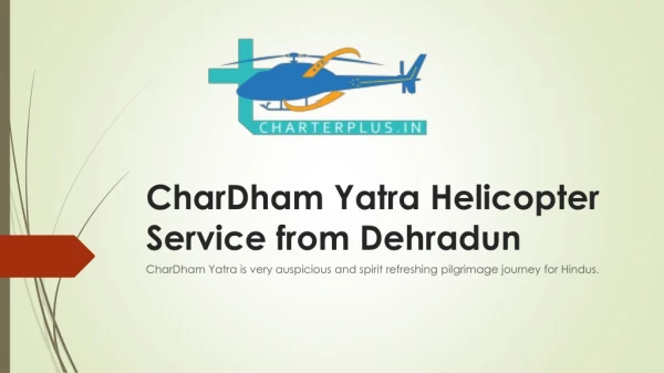 Go First Get Discount Price | Chardham Yatra by Helicopter