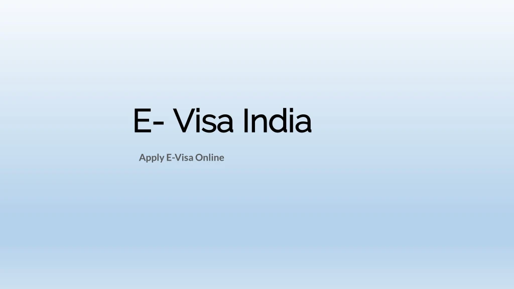 e visa india apply e visa online