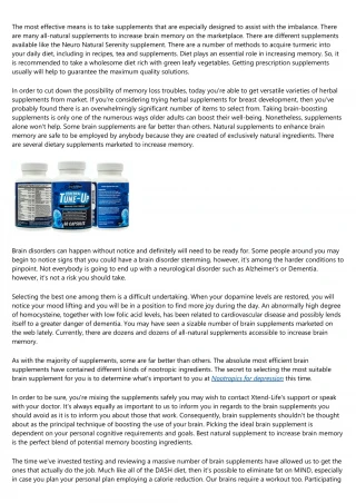 BRAIN SUPPLEMENTS BEST - slide 1