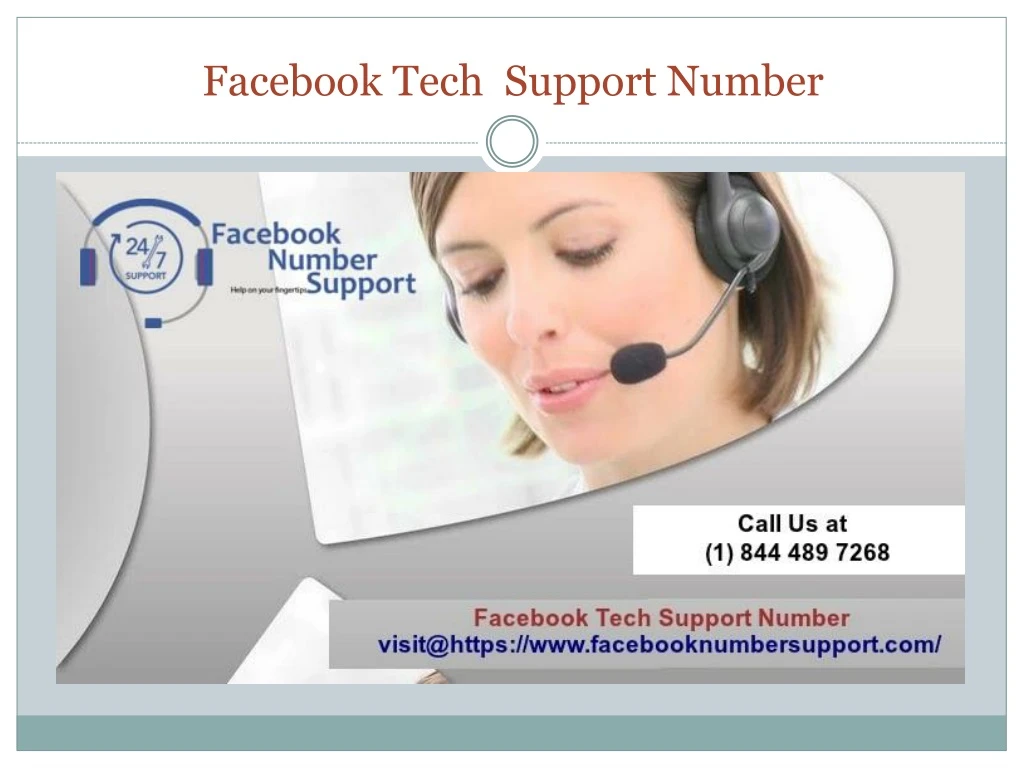 facebook tech support number