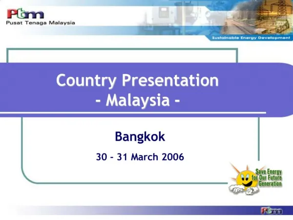 Bangkok 30 - 31 March 2006