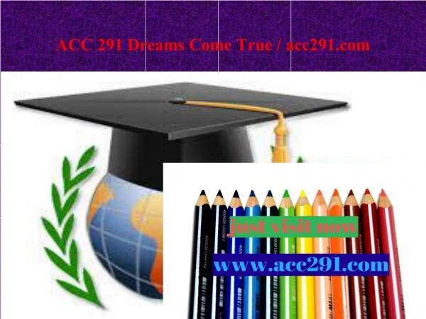 ACC 291 Dreams Come True / acc291.com