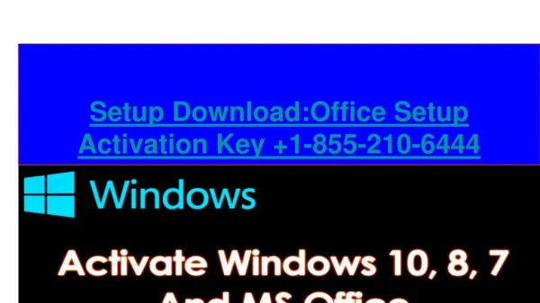 Setup Download/Office Setup Activation Key