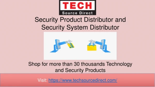 Security Product Distributor|Security System Distributor