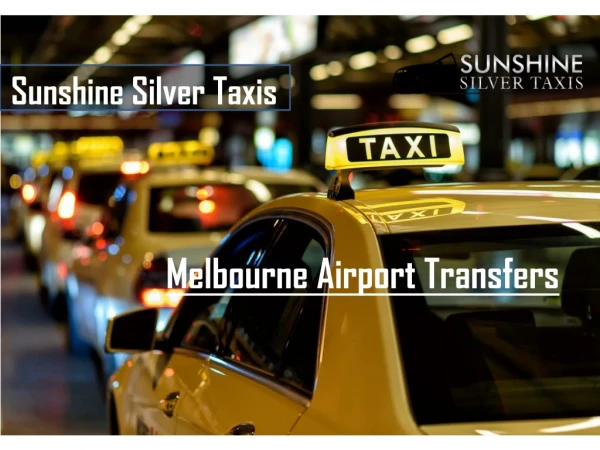 Book Online Taxi in Greenvale with Sunshine Silver Taxis