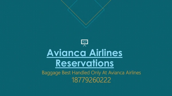 Baggage Best Handled Only At Avianca Airlines