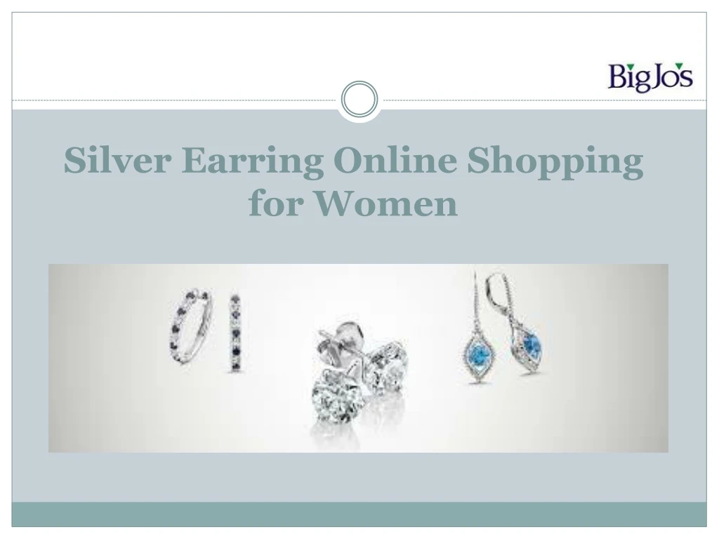 silver earring online shopping for women