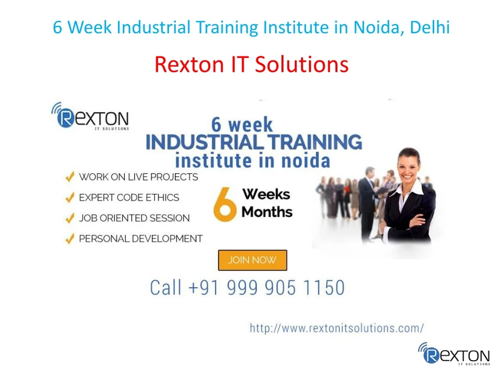 6 week industrial training institute in noida