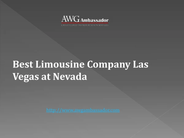 Best Limousine Company Las Vegas at Nevada