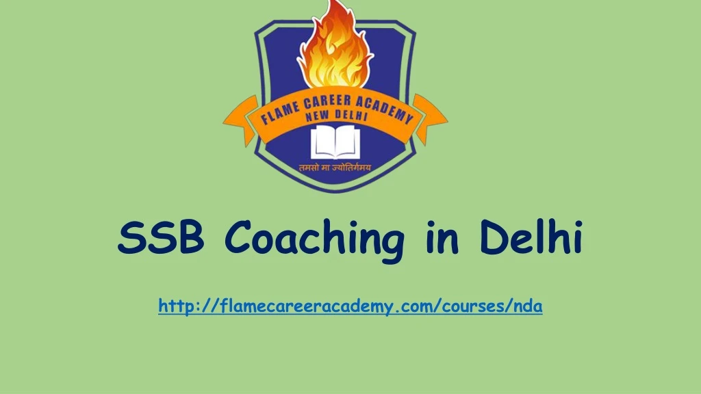 ssb coaching in delhi
