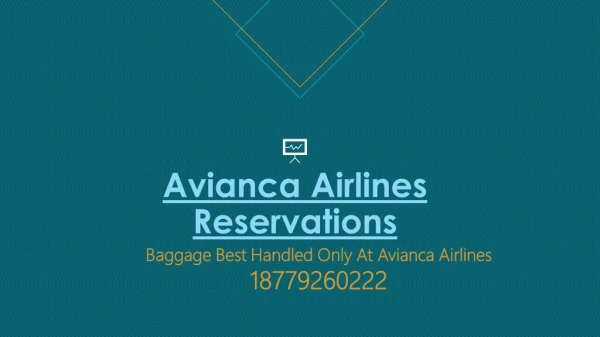 Baggage Best Handled Only At Avianca Airlines
