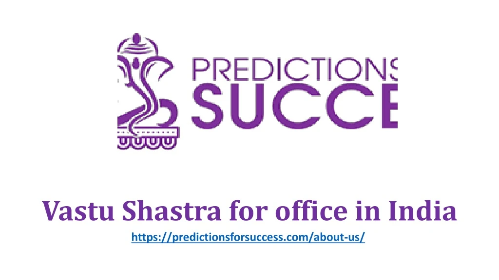 vastu shastra for office in india