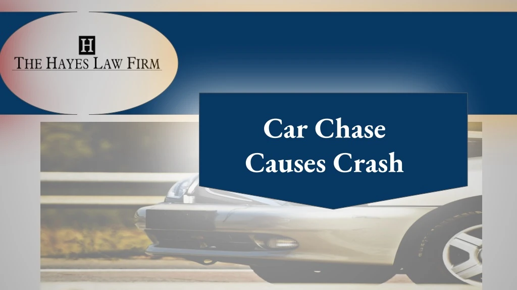 car chase causes crash