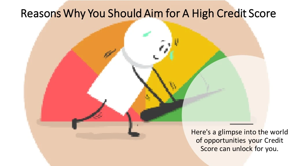 reasons why you should aim for a high credit