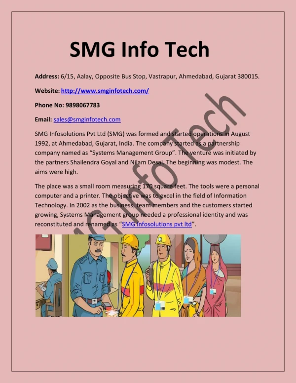 Reliable Visitor Management System and Contract Worker Software by SMG Info Tech