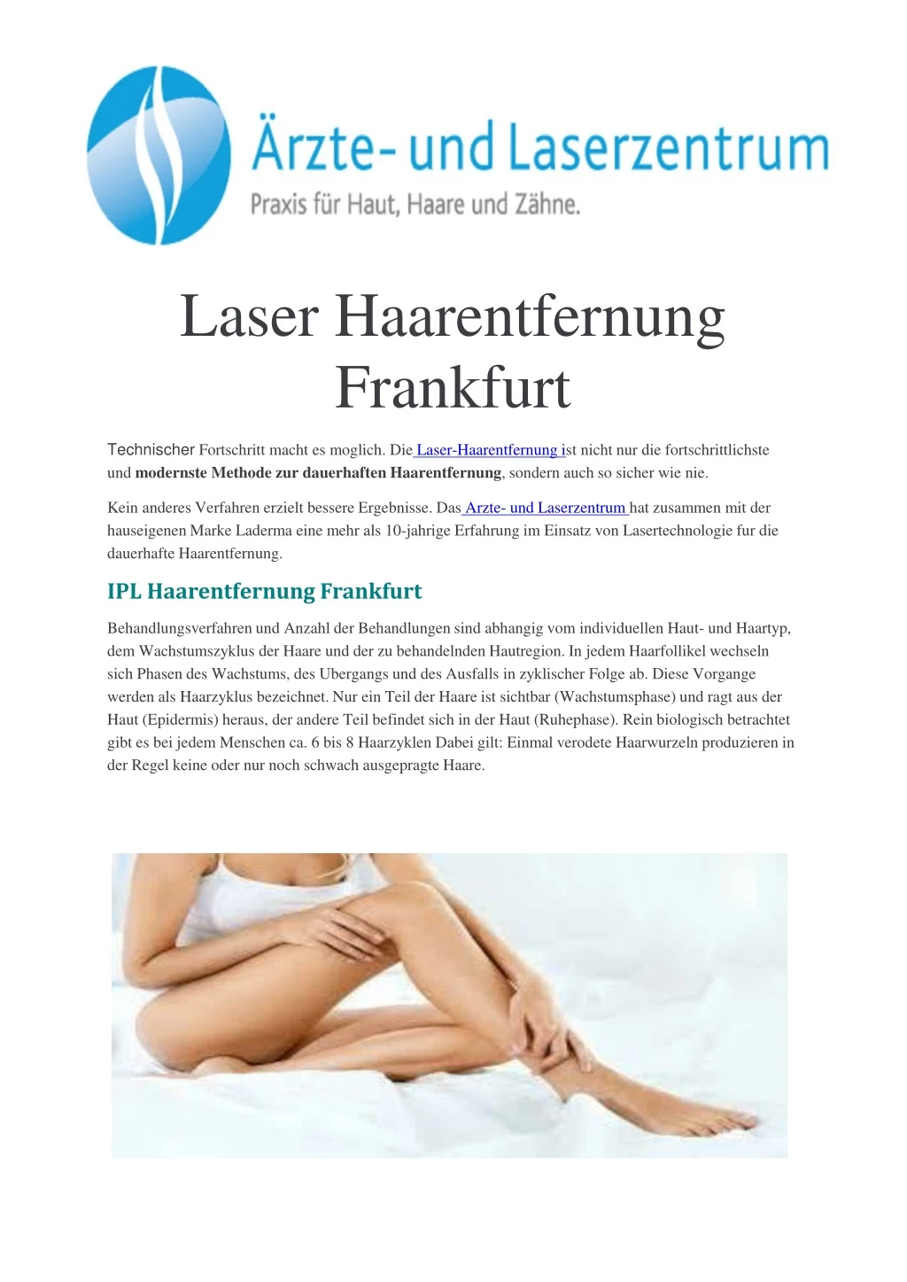 laser haarentfernung frankfurt