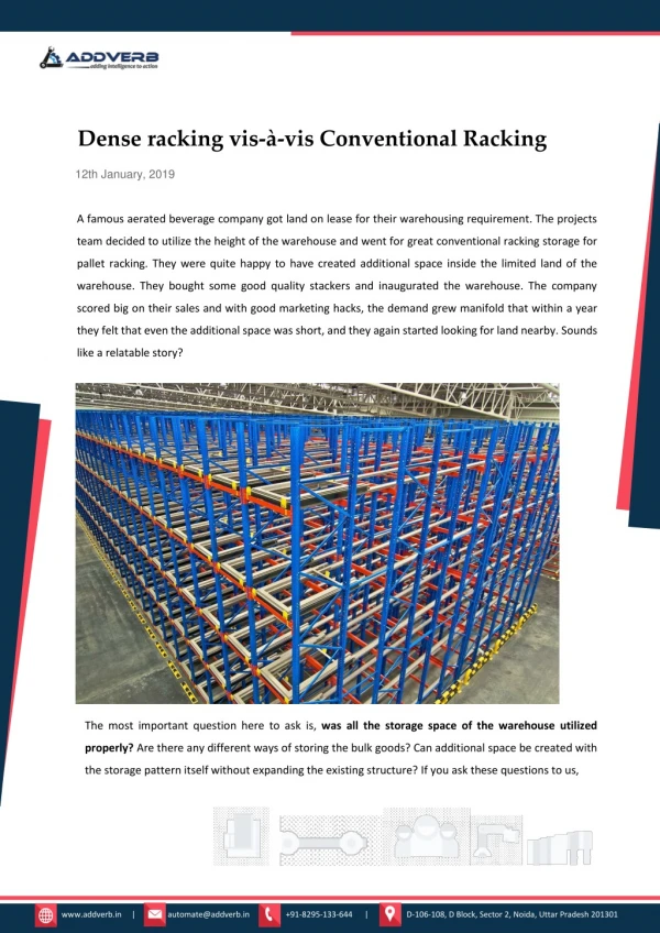 Warehouse racking solution | Warehouse Automation in India