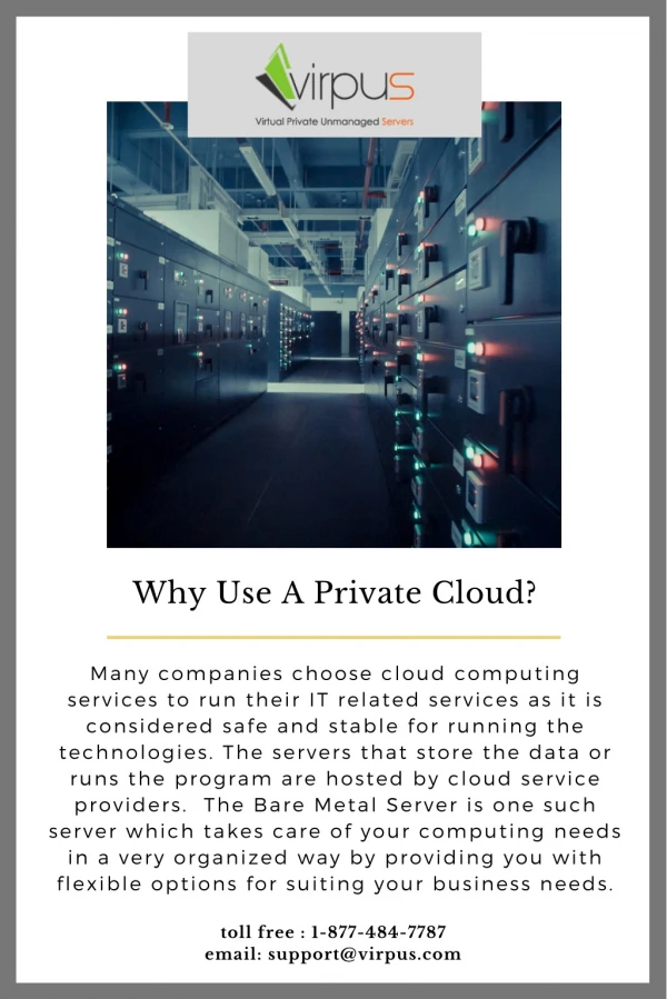 Why Use A Private Cloud?