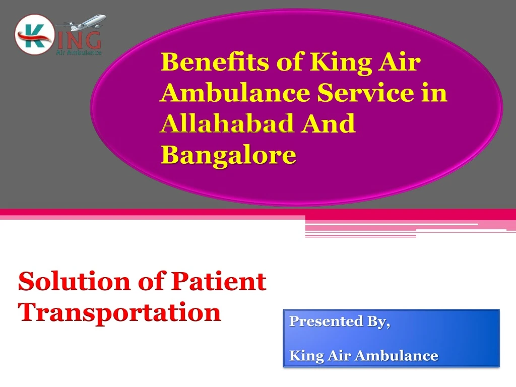 benefits of king air ambulance service