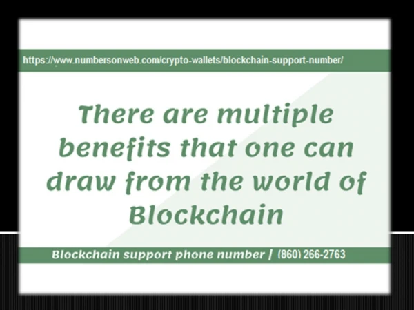 Blockchain Support Number (860) 266-2763