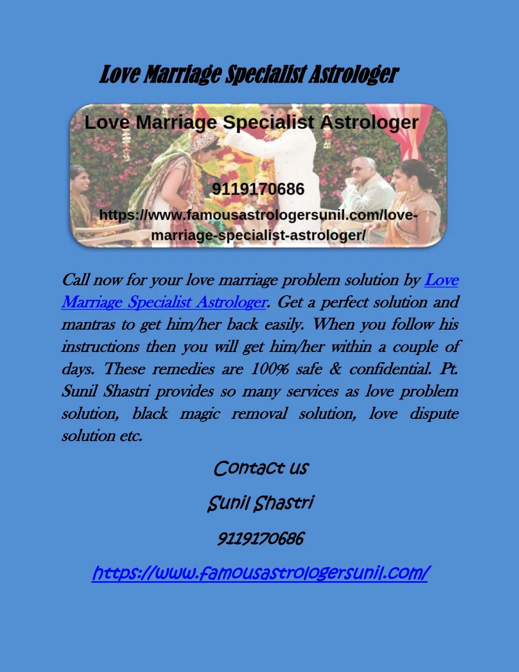 love marriage specialist astrologe love marriage
