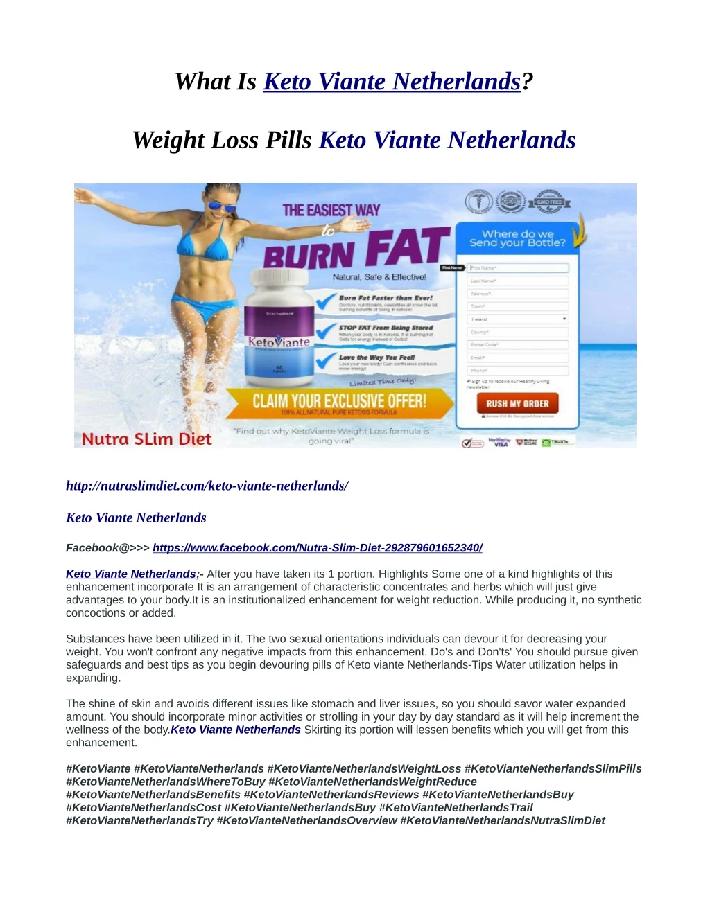 what is keto viante netherlands