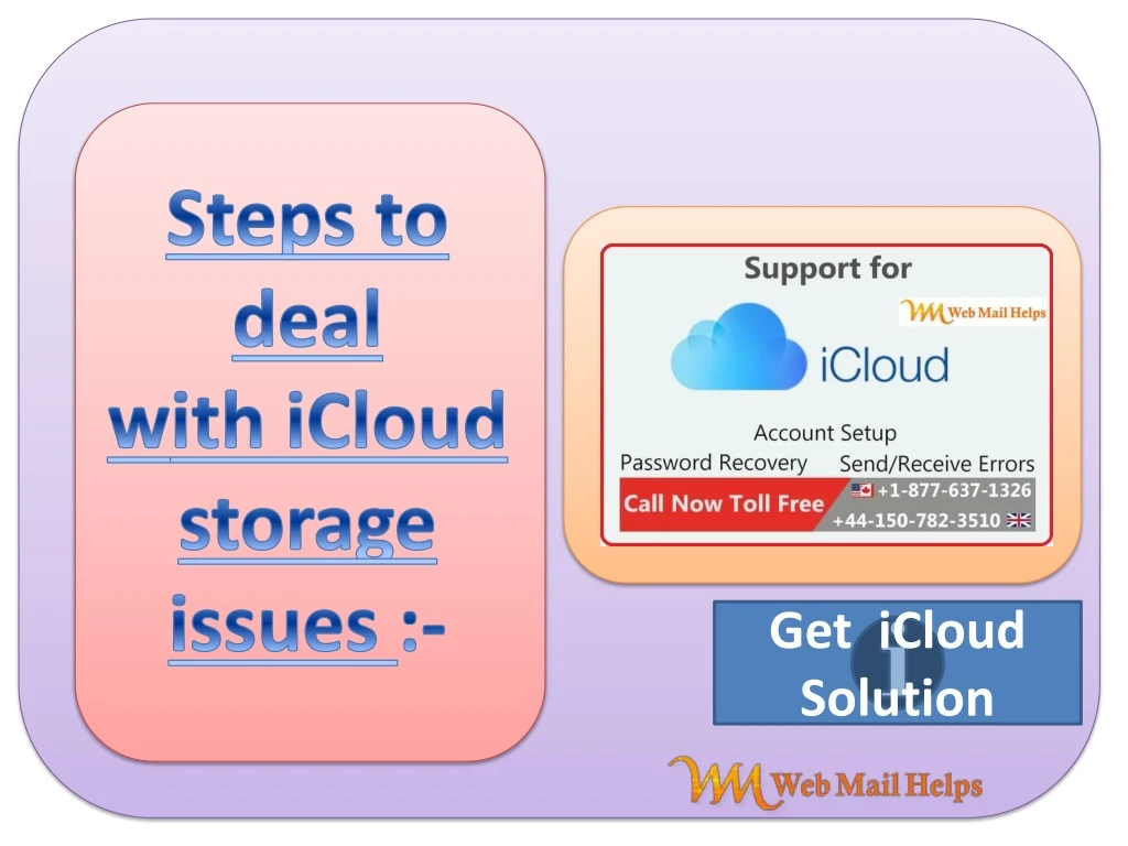 steps to deal w ith icloud storage issues