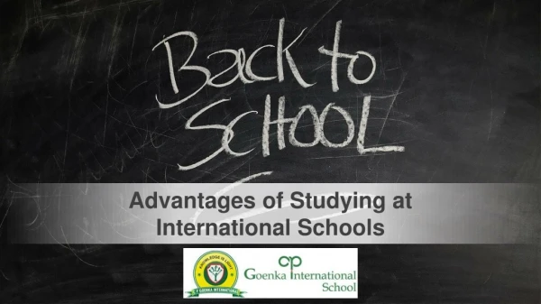 Advantages of Studying at International Schools