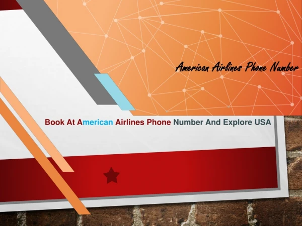 Book at American Airlines Phone Number and Explore USA