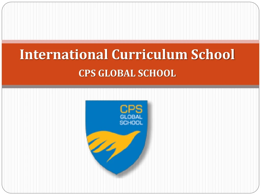 international curriculum school