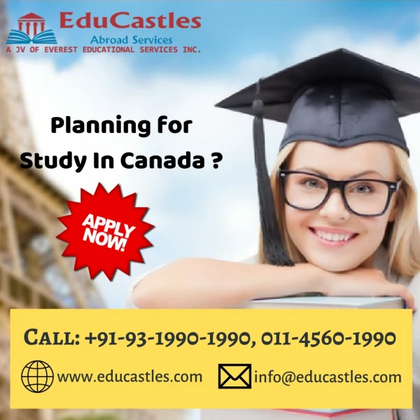 Planing for study in Canada ?