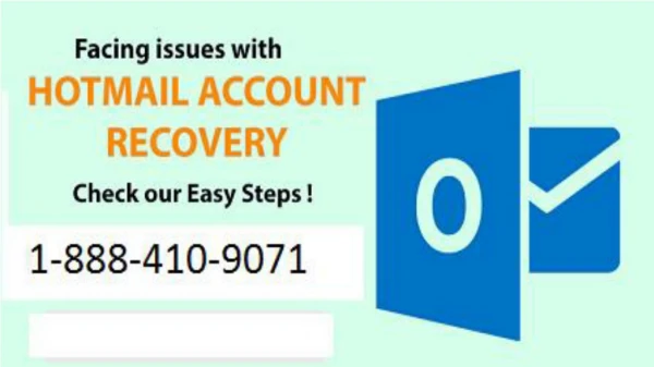 Hotmail Account Recovery Support Number 1-888-410-9071