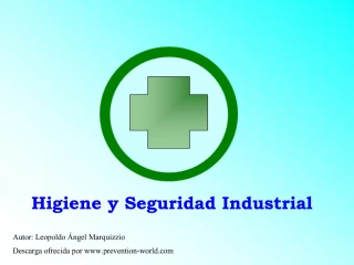 Higiene y Seguridad Industrial