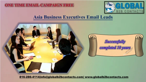 Asia Business Executives Email Leads